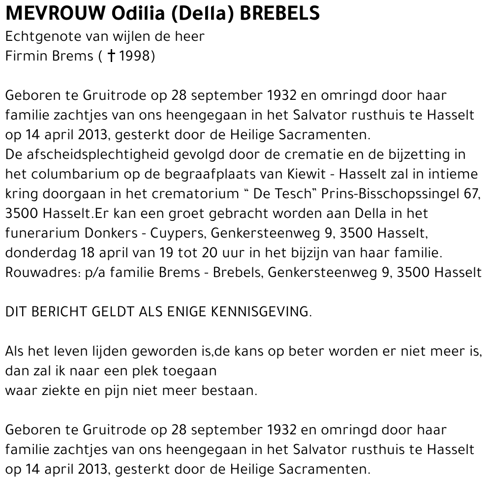 Odilia Brebels