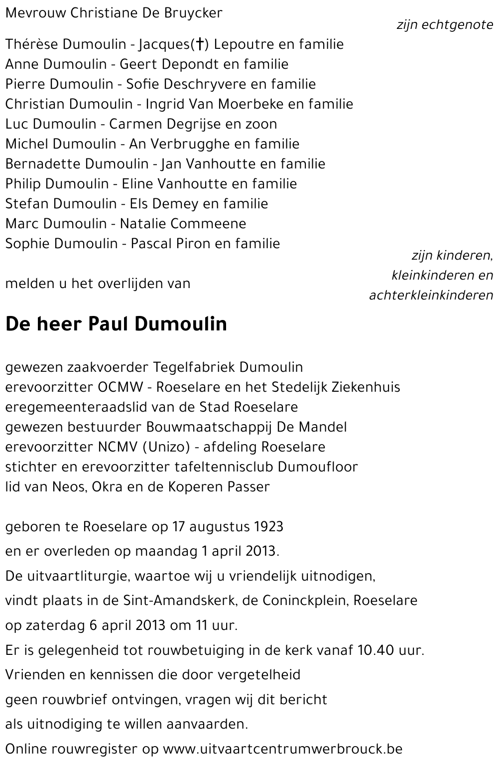 Paul Dumoulin