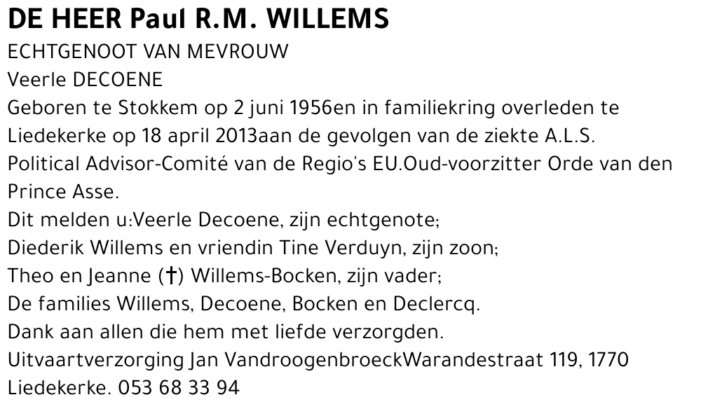Paul R.M. Willems