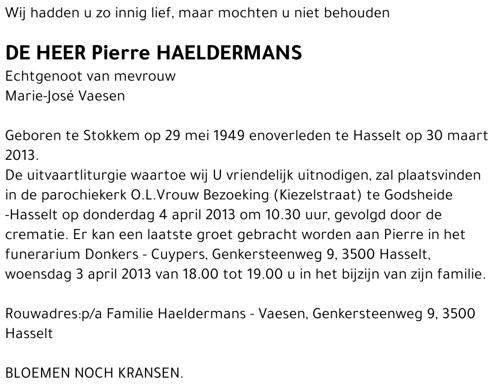 Pierre Haeldermans