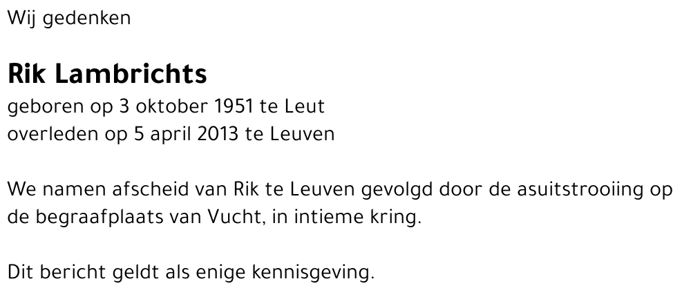 Rik Lambrichts