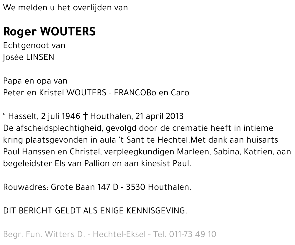 Roger Wouters