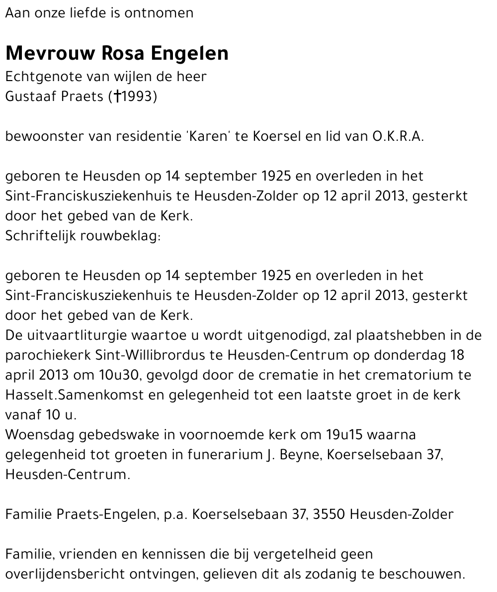 Rosa Engelen