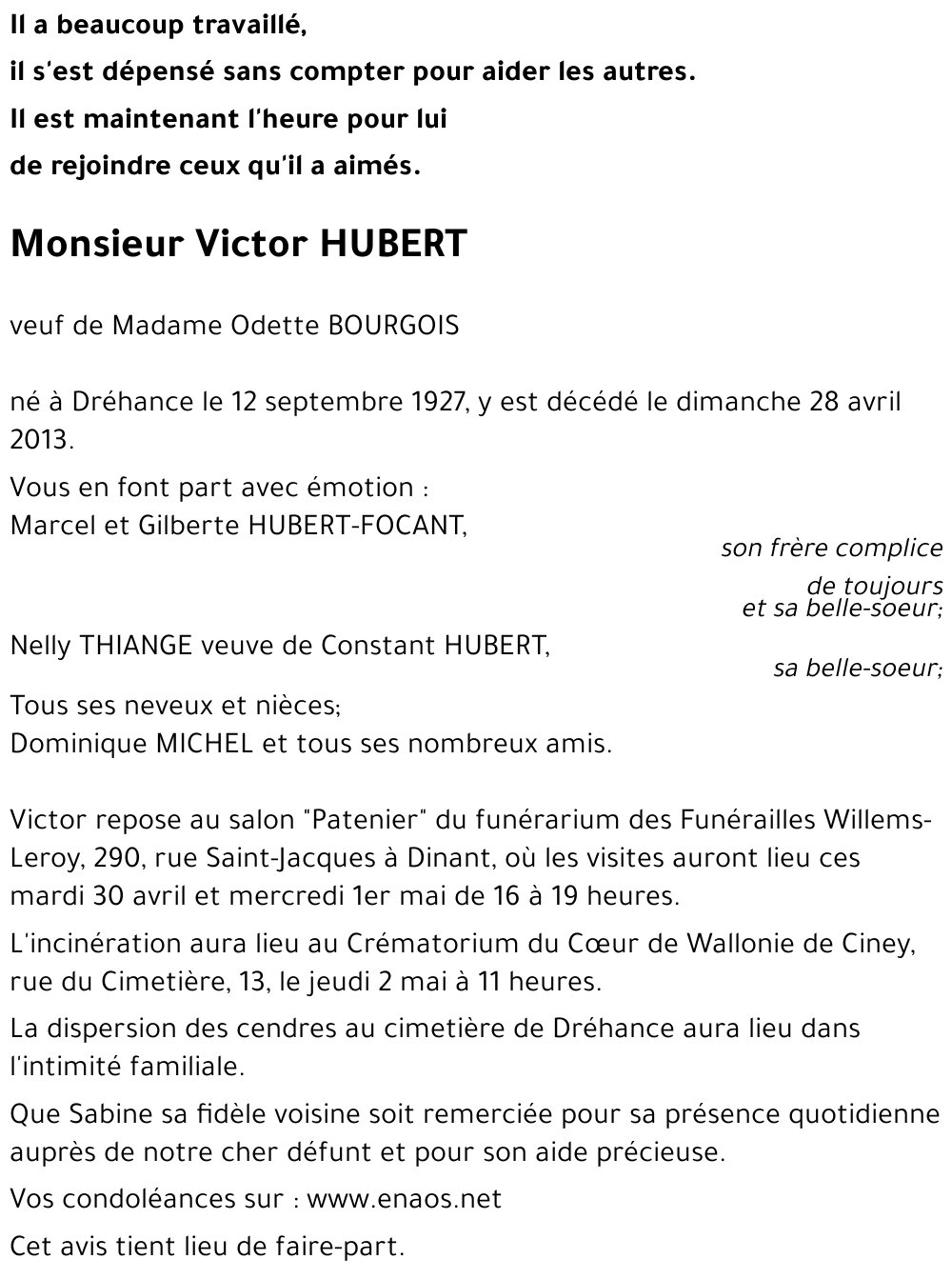 Victor HUBERT
