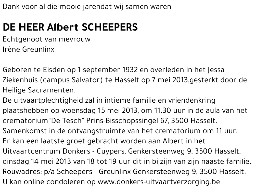 Albert Scheepers