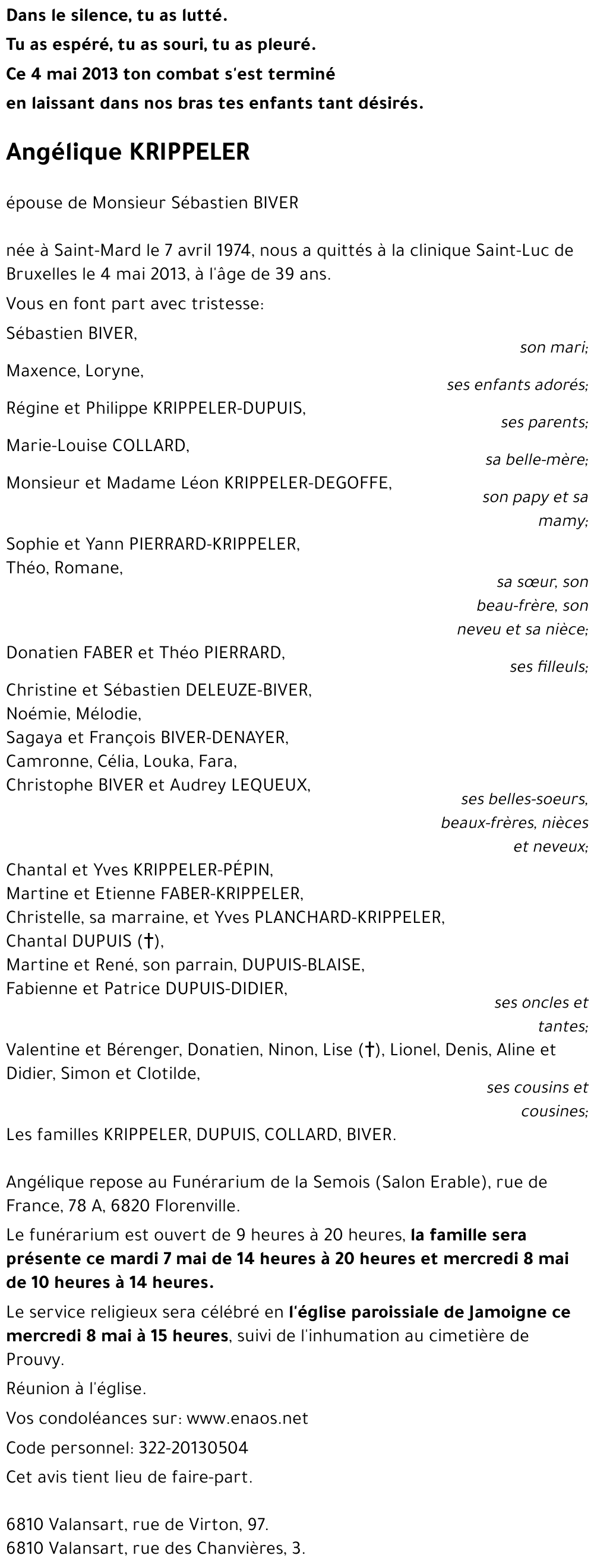 Angélique KRIPPELER