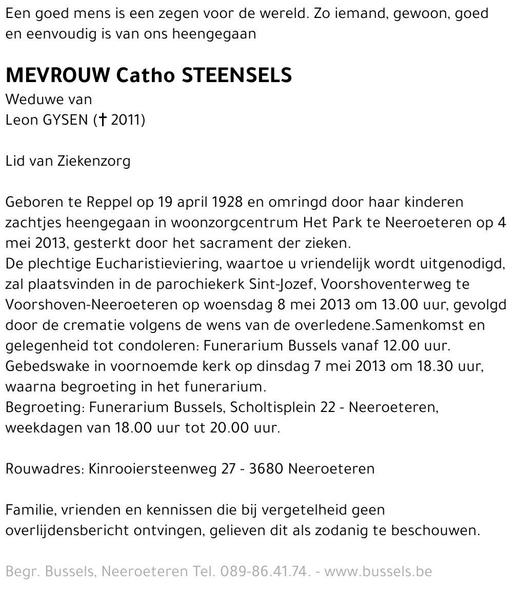Catho STEENSELS
