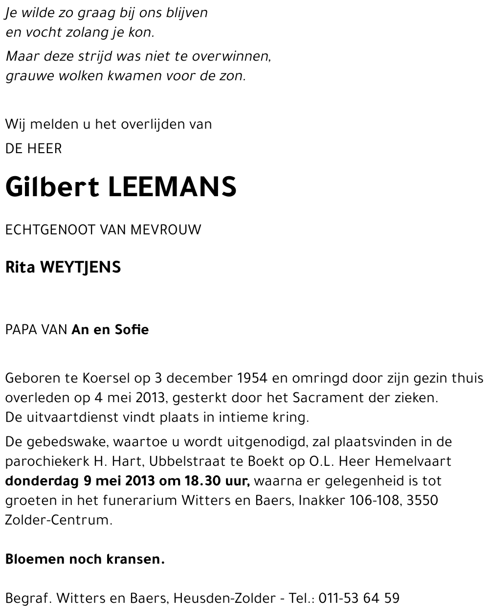 Gilbert Leemans