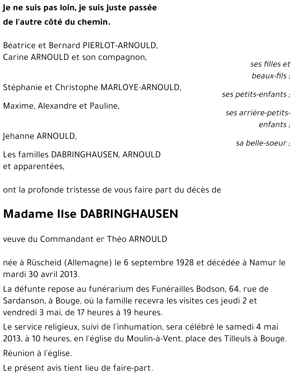 Ilse DABRINGHAUSEN