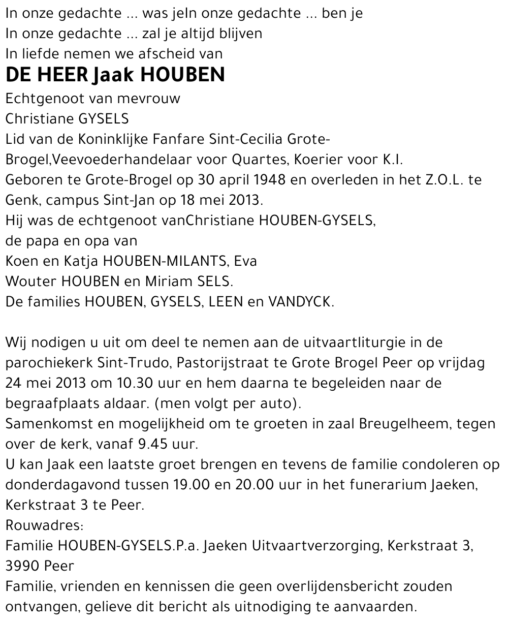 Jaak Houben