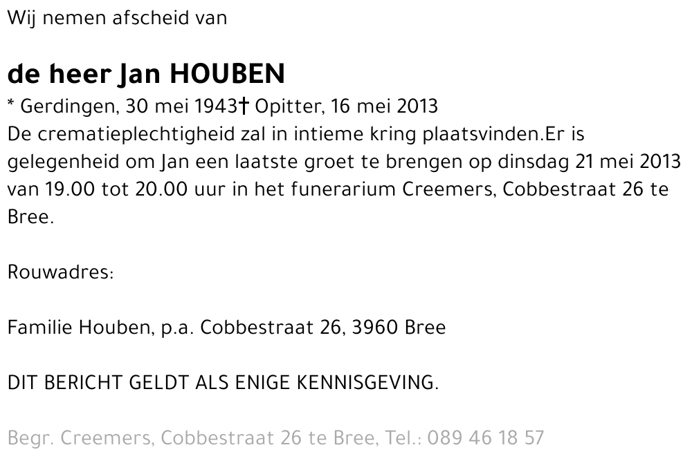 Jan Houben