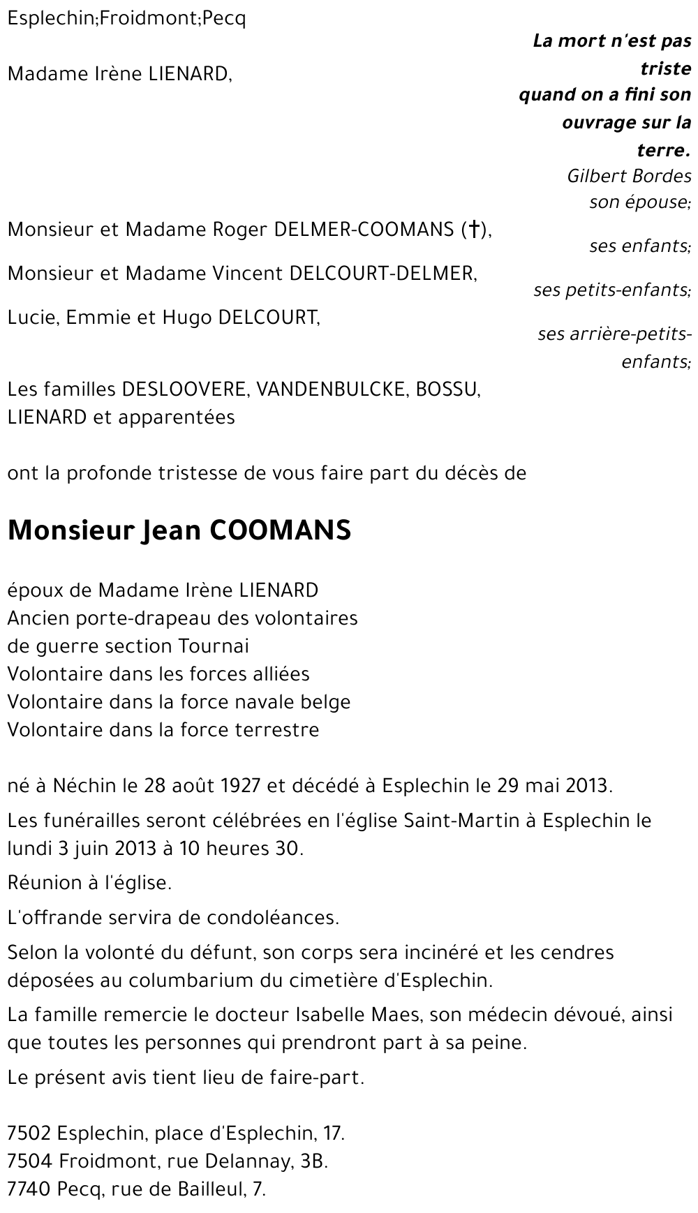 Jean COOMANS