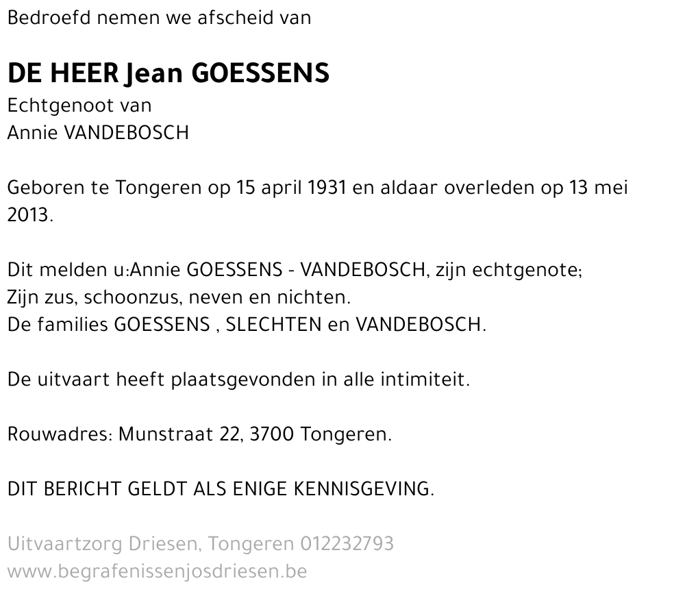 Jean Goessens