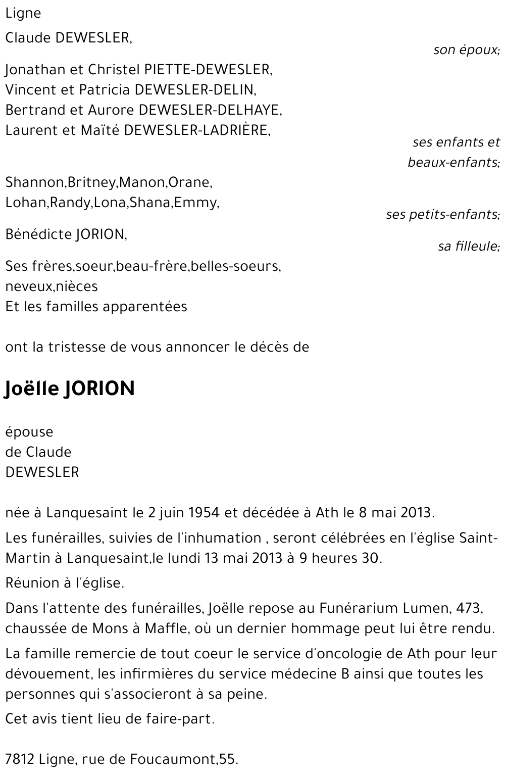 Joëlle JORION
