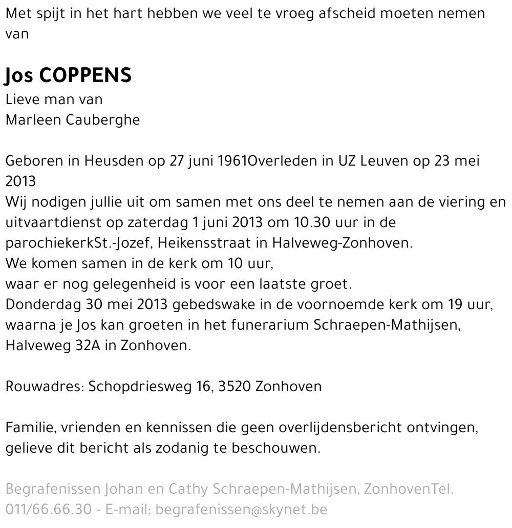 Jos Coppens