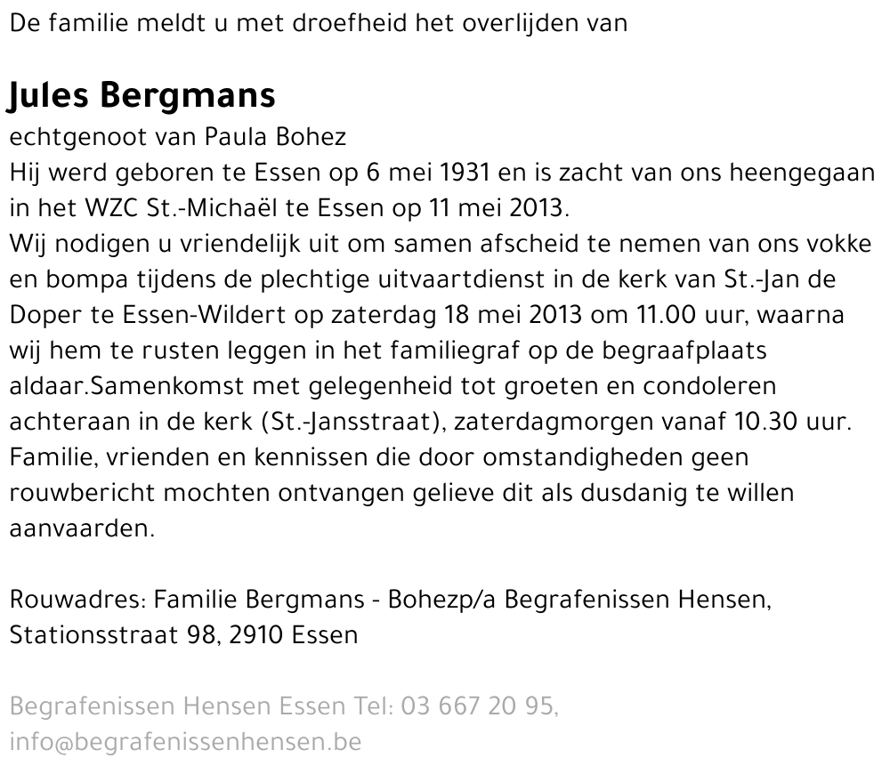 Jules Bergmans