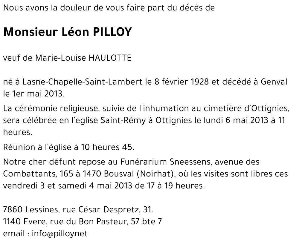 Léon PILLOY