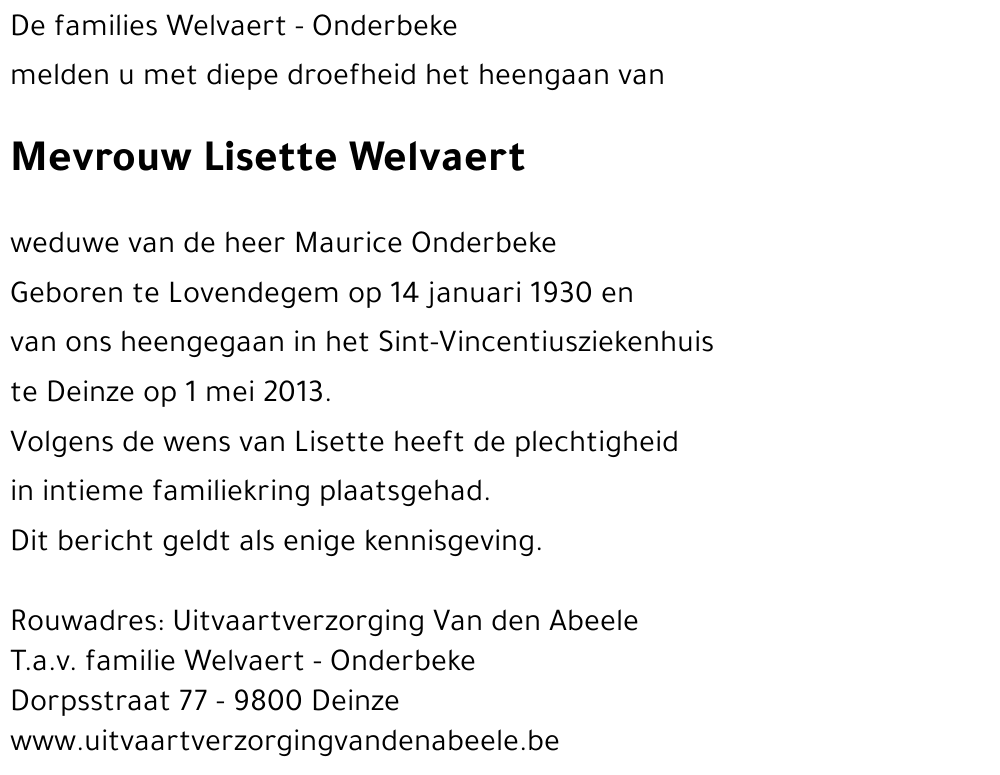 Lisette Welvaert
