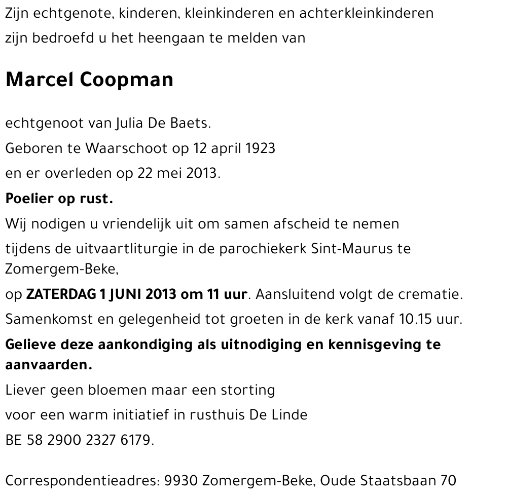 Marcel Coopman