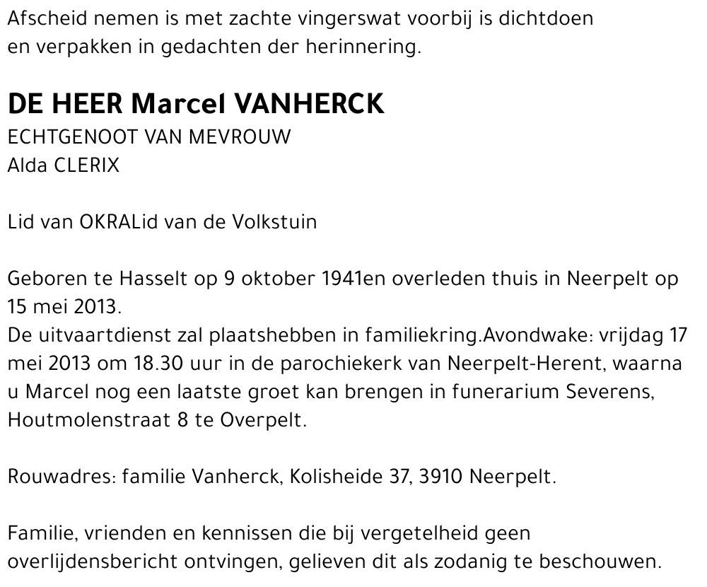Marcel Vanherck