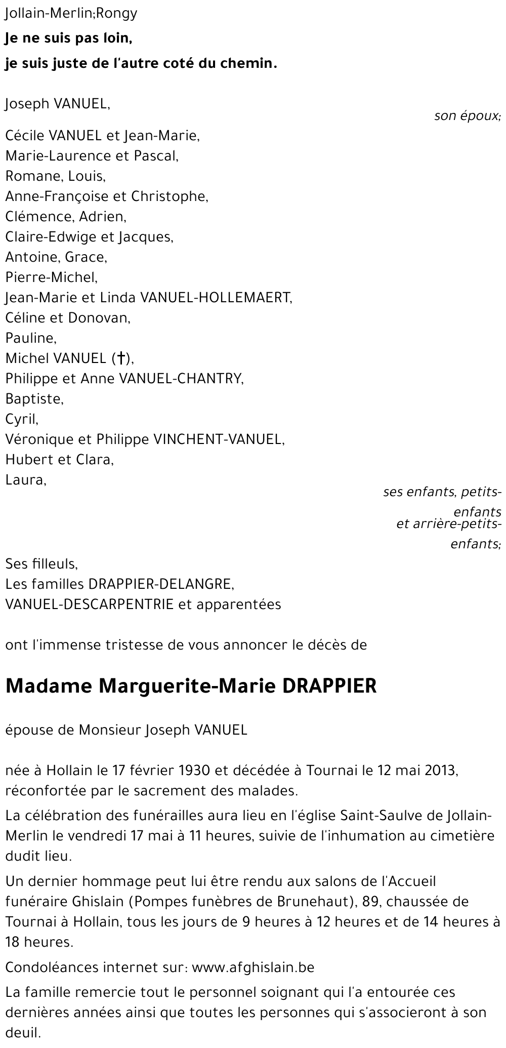 Marguerite-Marie DRAPPIER
