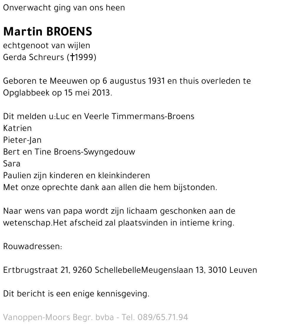 Martin Broens