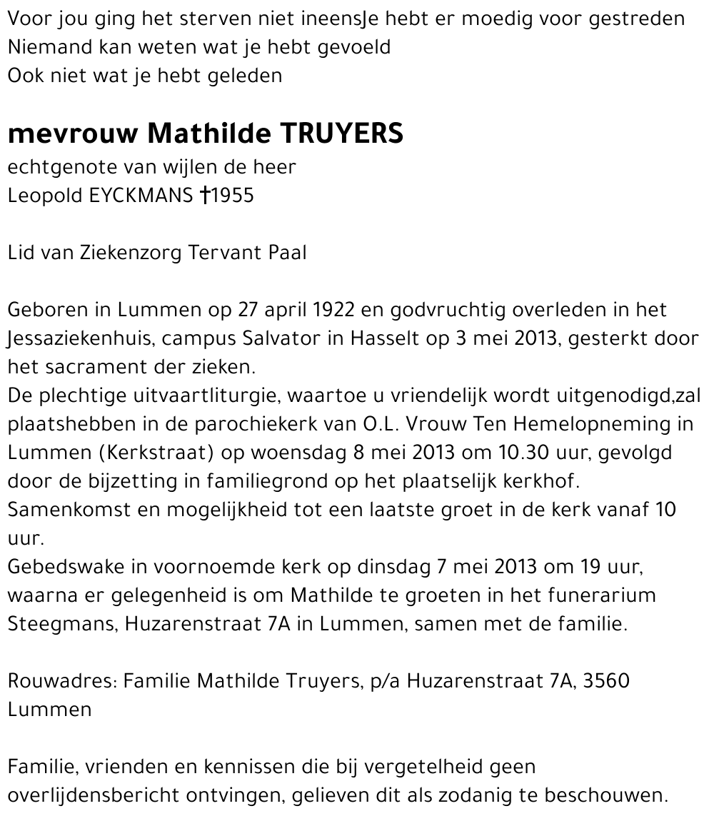 Mathilde Truyers