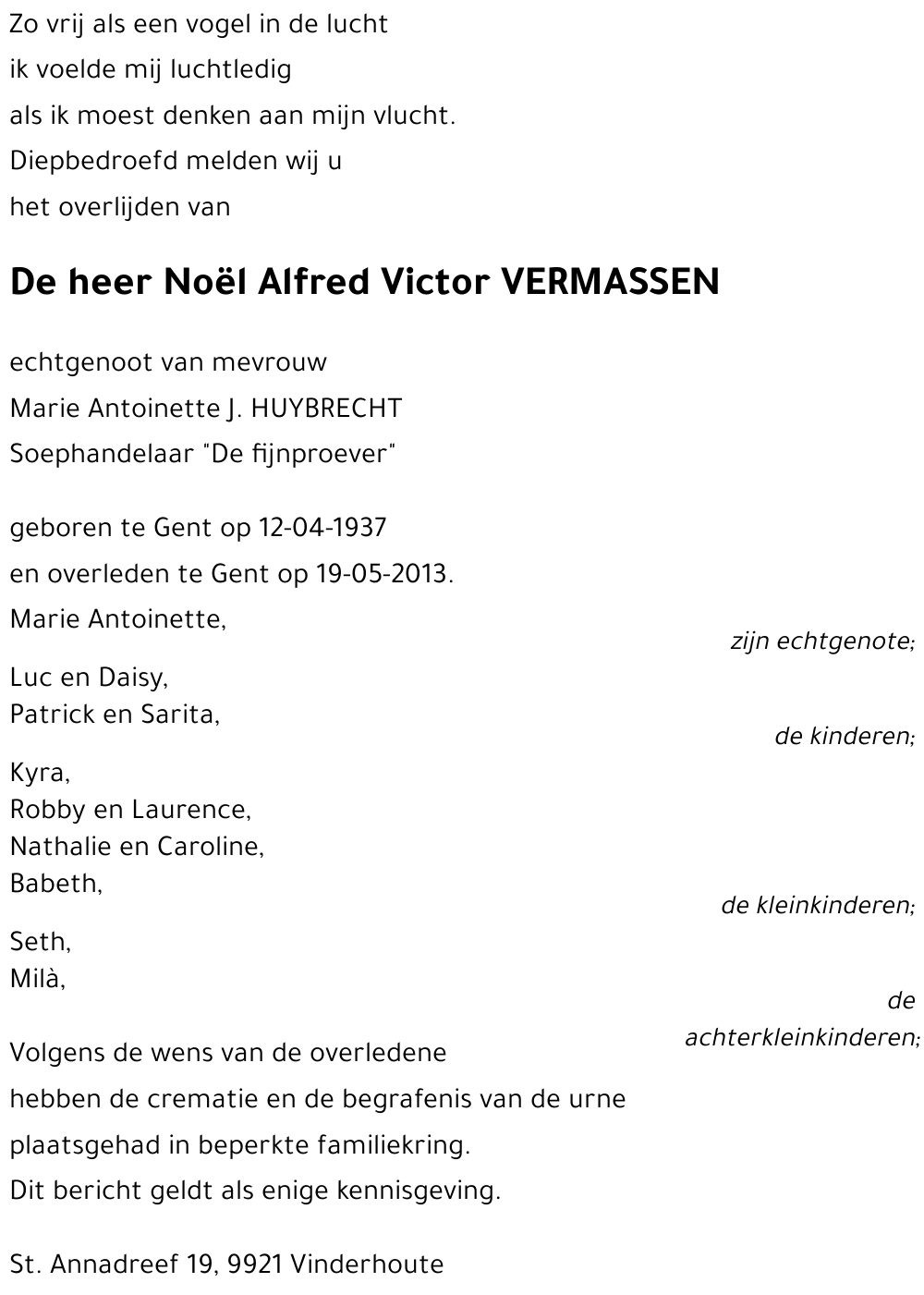 Noël Vermassen