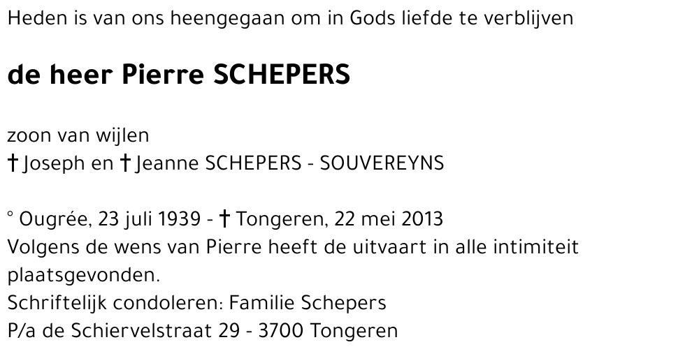 Pierre SCHEPERS