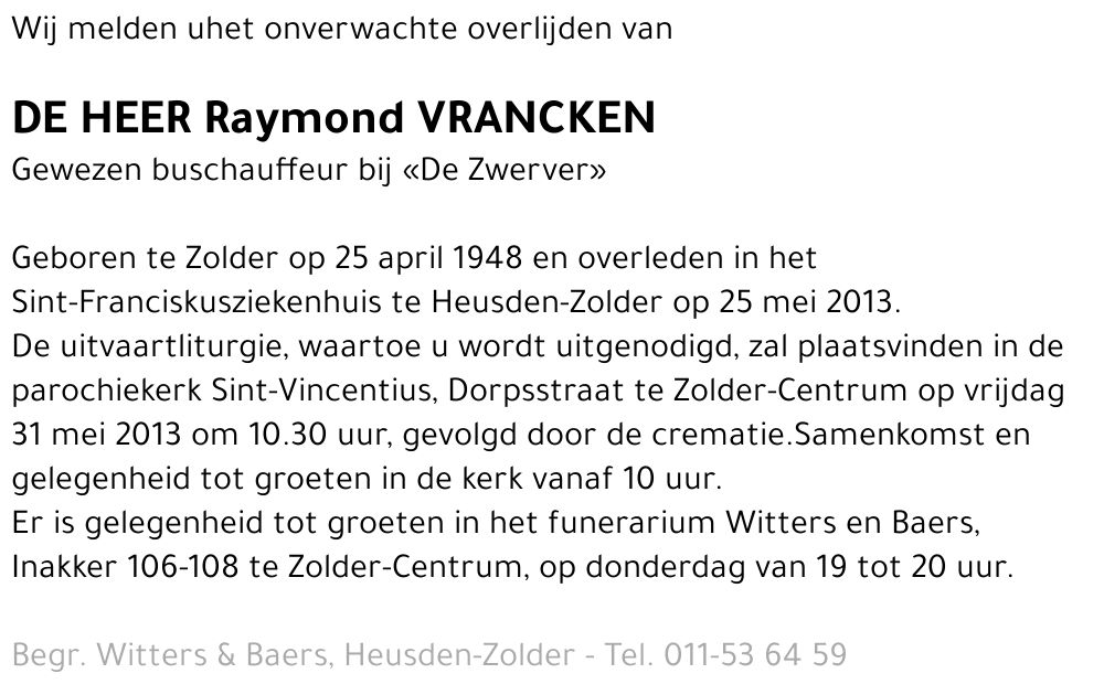 Raymond Vrancken