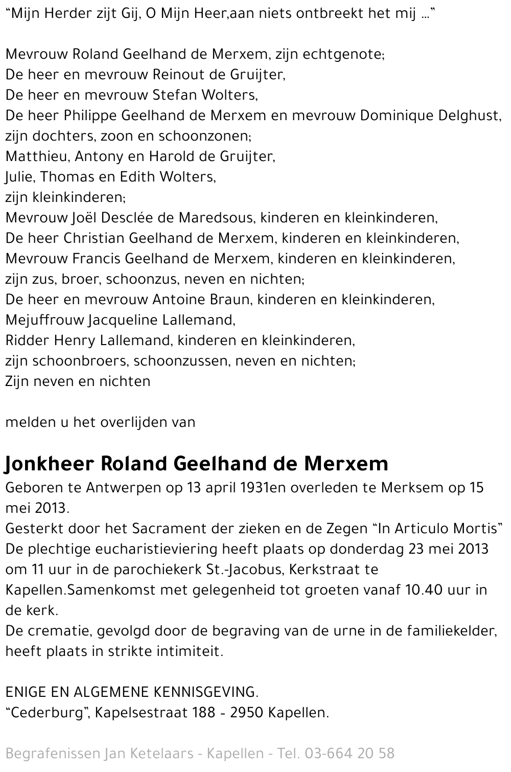 Roland Geelhand de Merxem