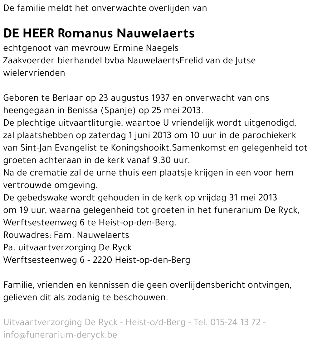 Romanus Nauwelaerts