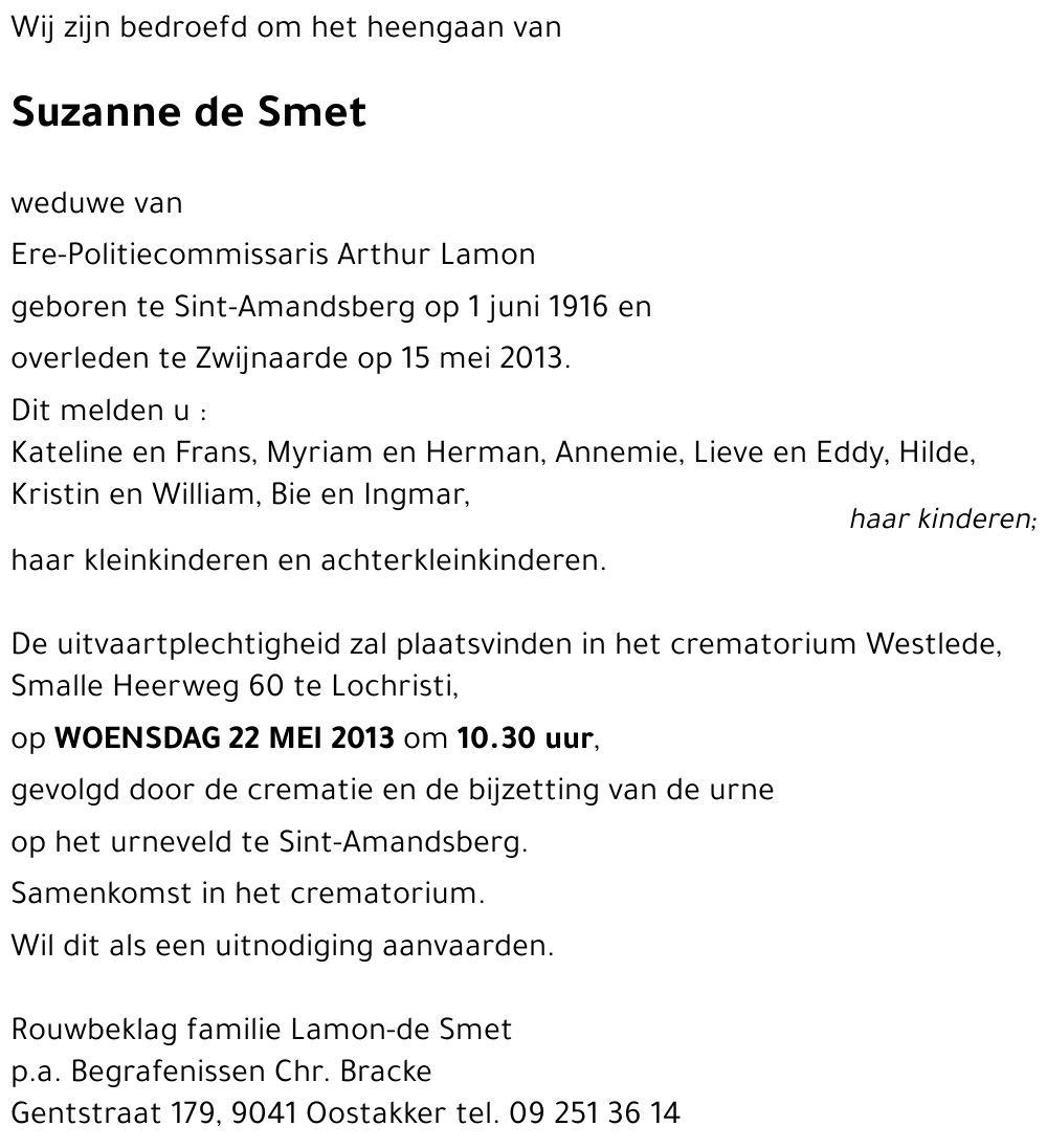 Suzanne de Smet