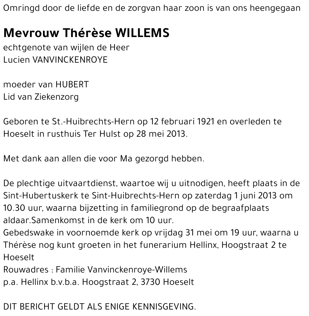 Thérèse WILLEMS
