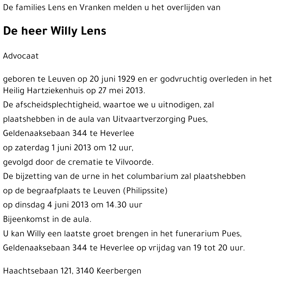 Willy Lens