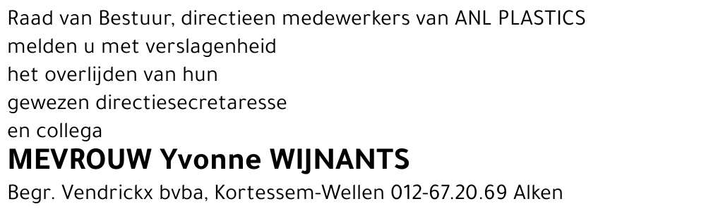 Yvonne Wijnants