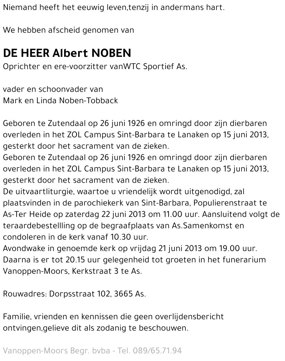 Albert Noben