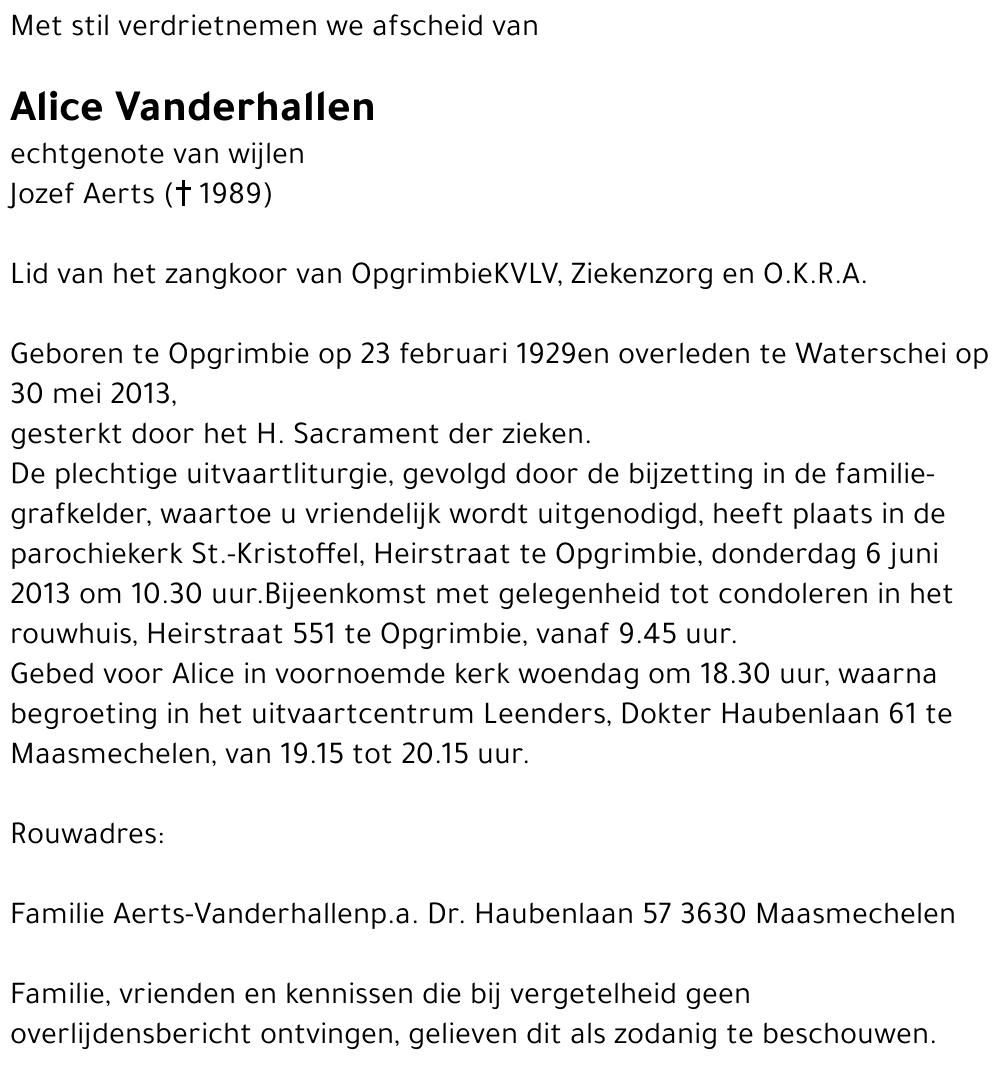 Alice Vanderhallen