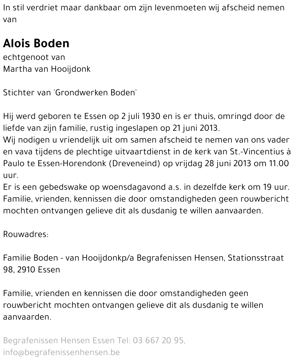 Alois Boden