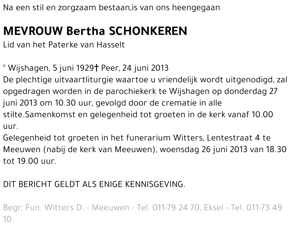 Bertha Schonkeren
