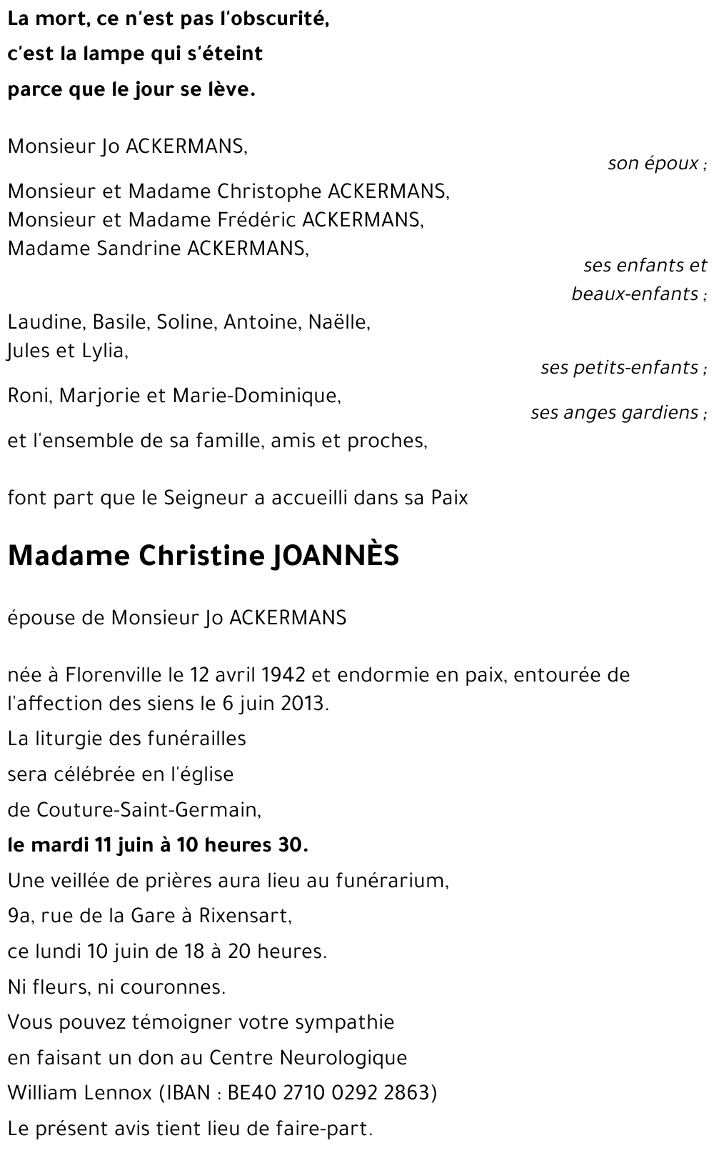 Christine JOANNÈS