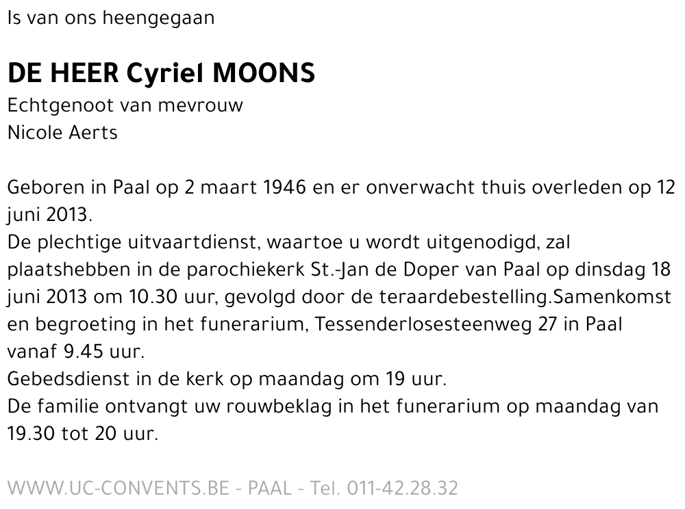 Cyriel Moons