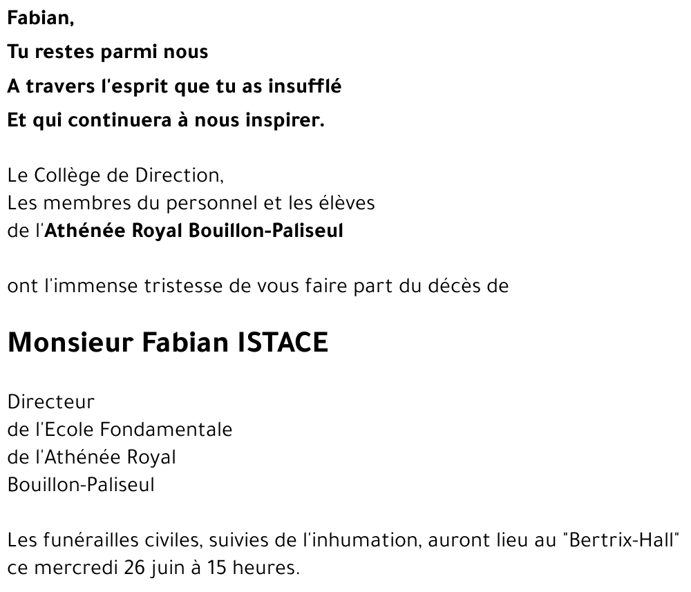 Fabian ISTACE