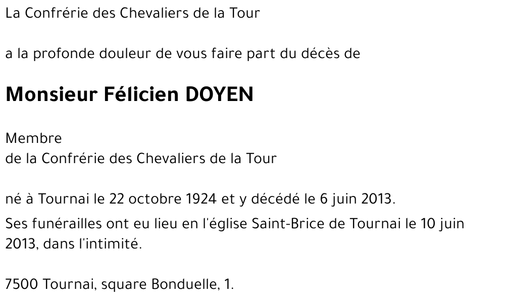 Félicien DOYEN