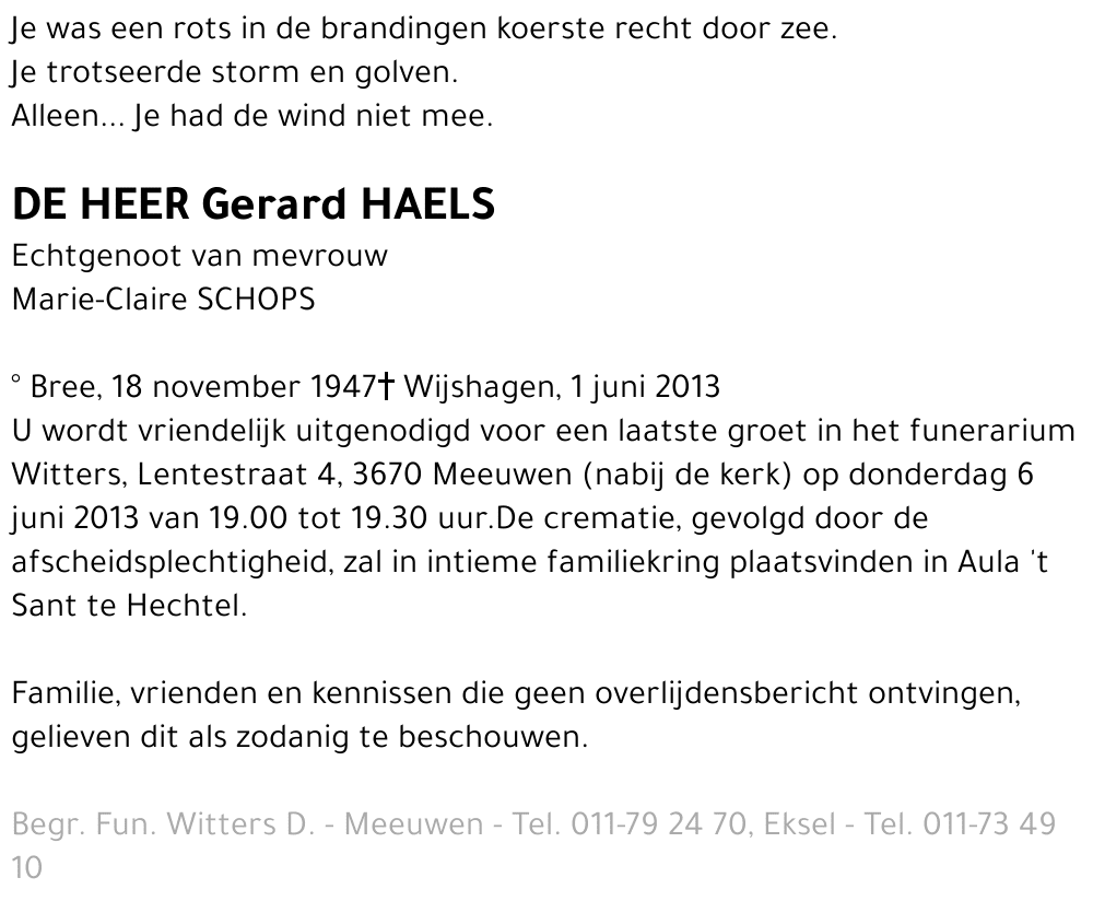 Gerard Haels