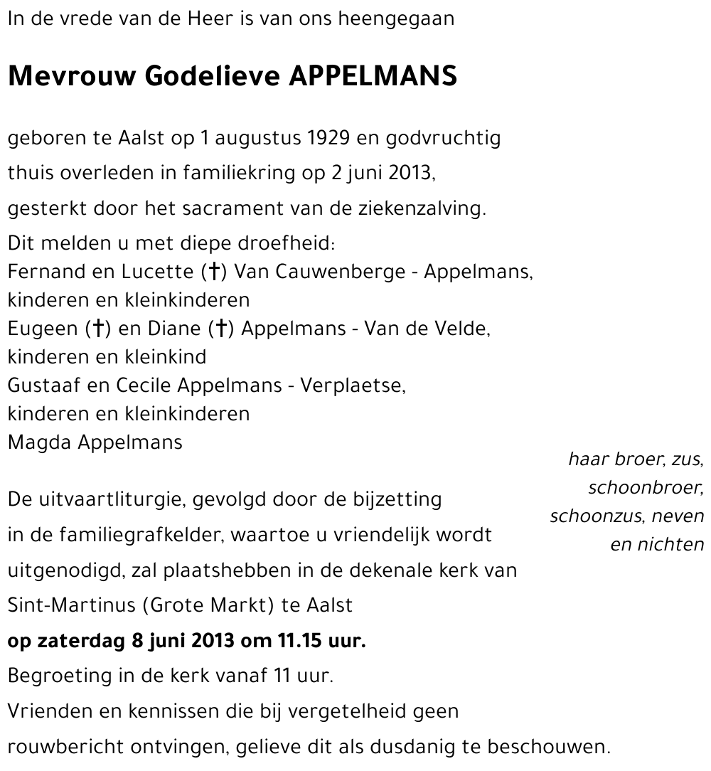 Godelieve APPELMANS