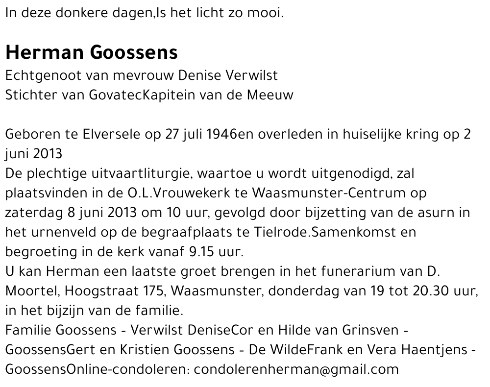 Herman Goossens