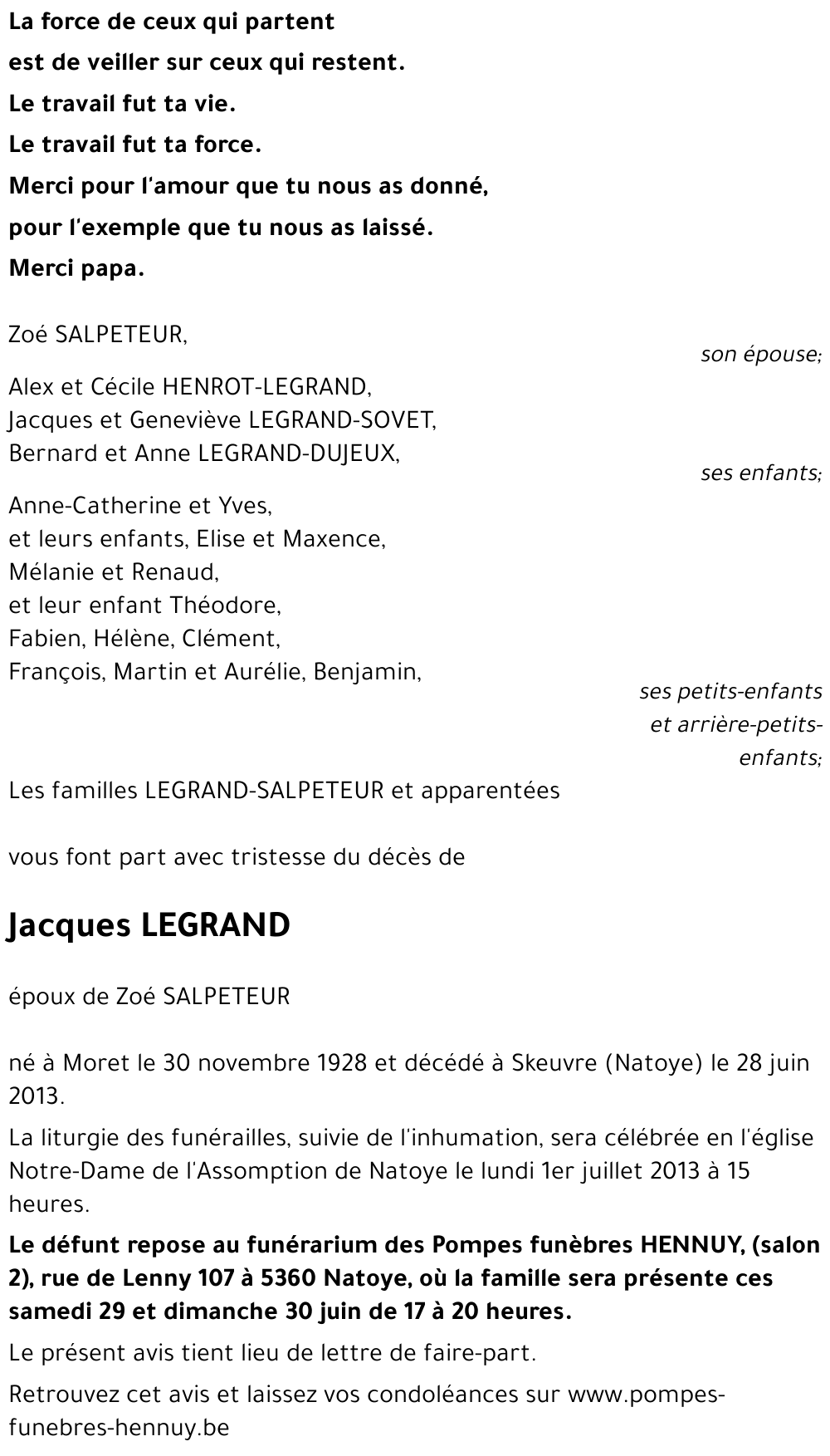 Jacques LEGRAND
