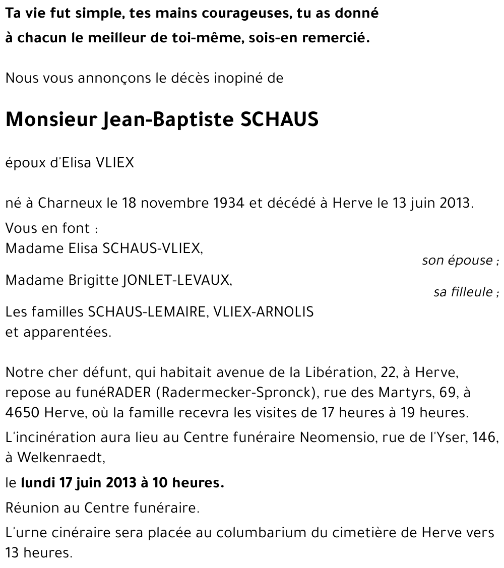 Jean-Baptiste SCHAUS