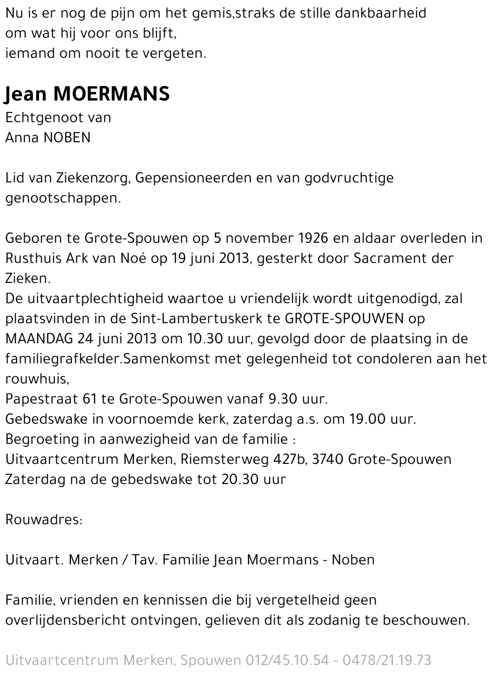 Jean MOERMANS